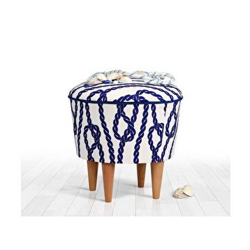Lorence Home TY6002 Renkli Cunda Halat Puf