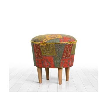 Lorence Home TY6050 Yeşil Rug Yeşil Puf