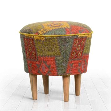 Lorence Home TY6050 Yeşil Rug Yeşil Puf
