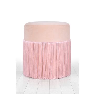 Lorence Home TY7573 Pudra Merkür Püsküllü Puf