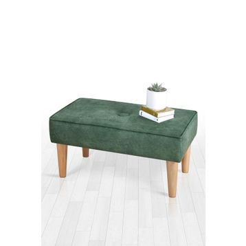 Lorence Home TY9053 Yeşil Square Yeşil Puf