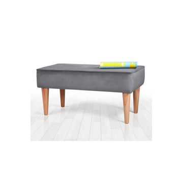 Lorence Home TY9056 Gri Square Gri Puf