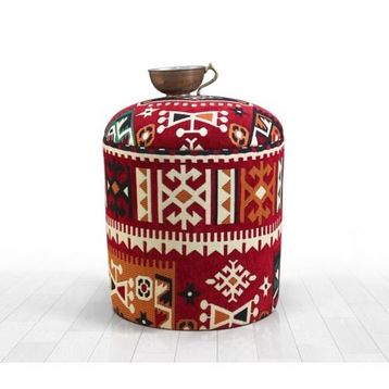 Lorence Home TY9961 Bozok Kilim Babil Puf