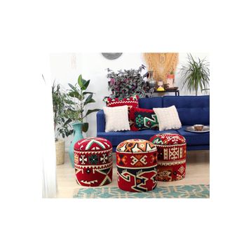 Lorence Home TY9962 Bozok Kilim Frigya Puf