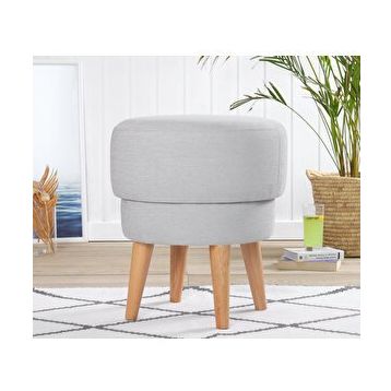 Lorence Home Veccio Açık Gri Puf