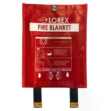 Lorex LR-FB1512CP 150x120 cm Premium Serisi Çantalı Yangın Battaniyesi
