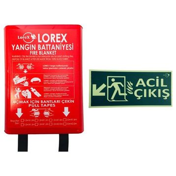 LOREX LR-FB1518B Kutulu Yangın Battaniyesi