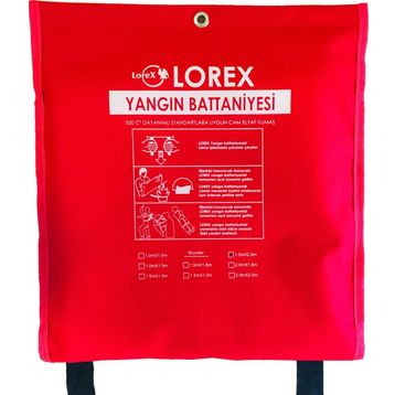 Lorex LR-FB2015C Çantalı Yangın Söndürme Battaniyesi