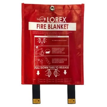 Lorex LR-FB2016CP Premium Serisi 200x160 cm Çantalı Yangın Battaniyesi