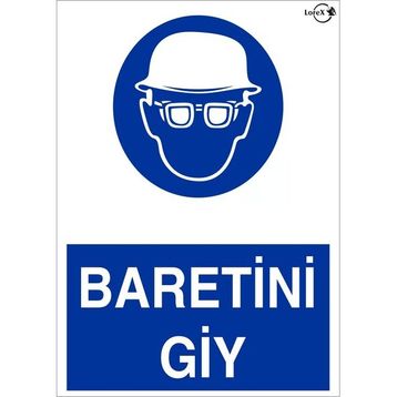 Lorex LR-IS230 Baretini Giy Uyarı İkaz Levhası