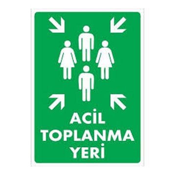 Lorex LR-IS245 Acil Toplanma Yeri Uyarı Levhası