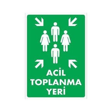 Lorex LR-IS245 Acil Toplanma Yeri Uyarı Levhası