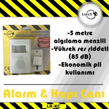Lorex LR-KC Kablosuz Harekete Duyarlı Kapı Çanı