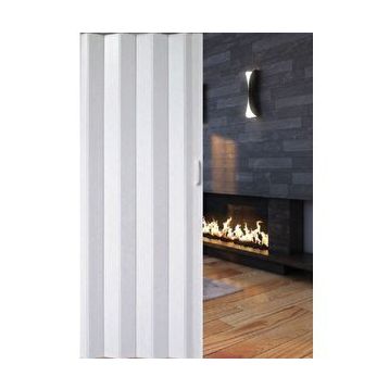 Lorin BK1021B Beyaz Akordiyon Katlanır Kapı