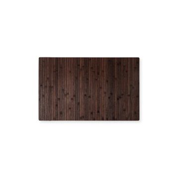 Lorin HA1090 Bambu Kaymaz Tabanlı Koyu Kahverengi 50x80 cm Paspas