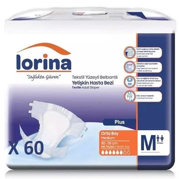 Lorina 60 Adet Large Belbantlı Hasta Bezi