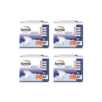 Lorina Emici Bel Bantlı M 4x30 Adet Yetişkin Hasta Bezi