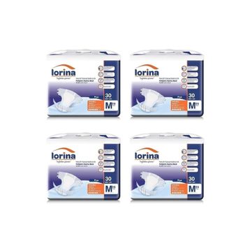 Lorina Emici Bel Bantlı M 4x30 Adet Yetişkin Hasta Bezi