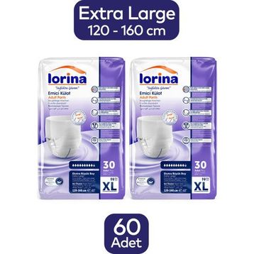 Lorina Plus XL 60 Adet Emici Külot