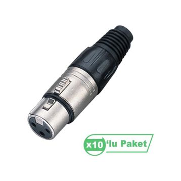 Losen LA1005 XLR 3-Pin Dişi 10 Adet Connector