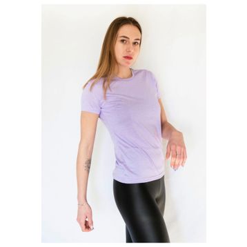 Lotto W1109 Lila Düz Kadın T-Shirt