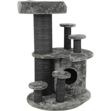 Lotus Furniture Pet Series Seul Tırmalamalı Gri Kedi Evi
