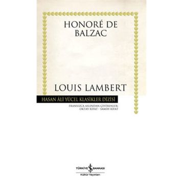 LOUIS LAMBERT - HONORE DE BALZAC