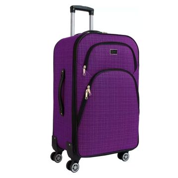 Louisiana Polo 1081 Mor 4 Teker Kumaş Orta Boy Valiz
