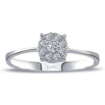 Lova 1010414 0,80 Karat Tektaş Görünümlü Pırlanta Yüzük