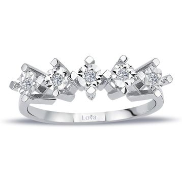 Lova 1020450 0,60 Karat Efektli Pırlanta Beştaş Yüzük