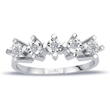 Lova 1020450 0,60 Karat Efektli Pırlanta Beştaş Yüzük