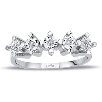 Lova 1020450 0,60 Karat Efektli Pırlanta Beştaş Yüzük