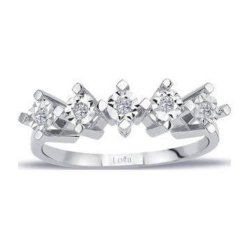 Lova 1020450 0,60 Karat Efektli Pırlanta Beştaş Yüzük
