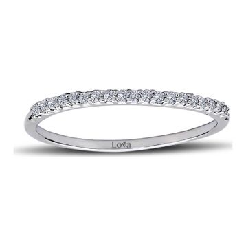 Lova 1030146 0,10 Karat Pırlanta Yarımtur Yüzük