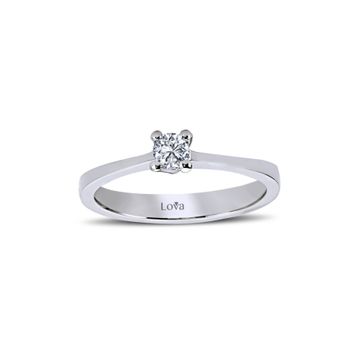 Lova Pırlanta 1060030-16 G Renk 0.16 Karat Tektaş Pırlanta Yüzük