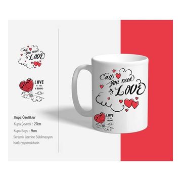 Love Baskılı Kupa