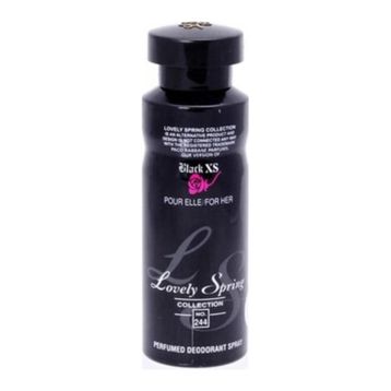Lovely Spring Black XS 200 ml Sprey Deodorant