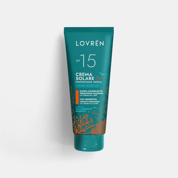 Lovren Solaire Sunscreen Medium Protection Face Body SPF15 100 ml Yüz ve Vücut Güneş Kremi