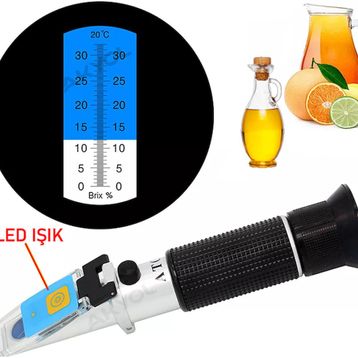 Loyka LED32 0-32 Brix Led Işıklı Refraktometre