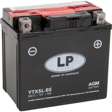 LP YTX5L-SLA 12 V 4 Ah 80A Honda Dio 110 CG 125 Titan CRF 250X RKS Spontini 110 Yamaha BWS 100 Akü