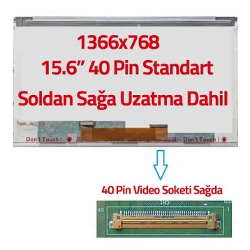 LP156WH2-TLD2 15.6 Uyumlu LCD Ekran
