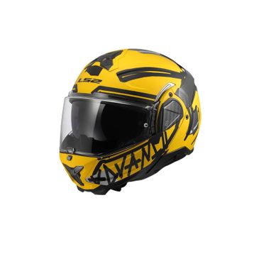 Ls2 Advant 2 Tape Mat Sarı Çene Açılır Motosiklet Kaskı