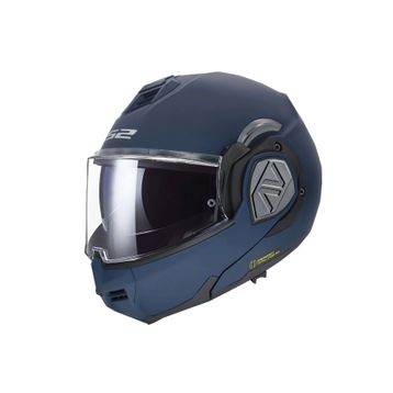 LS2 Advant Çene Açılır Mat Mavi Motosiklet Kaskı