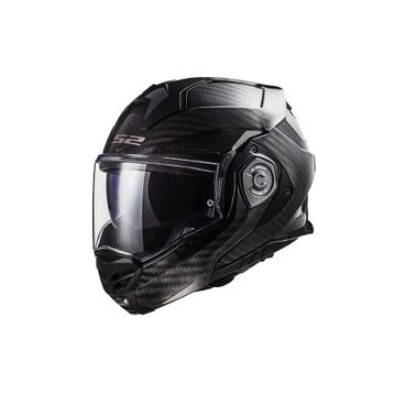 LS2 Advant X Karbon Çene Açılır Siyah Kask
