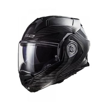 LS2 Advant X Karbon Çene Açılır Siyah Kask