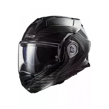 LS2 Advant X Karbon Çene Açılır Siyah Kask