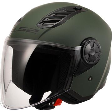 LS2 Airflow 2 Mat Yeşil Yarım Kask