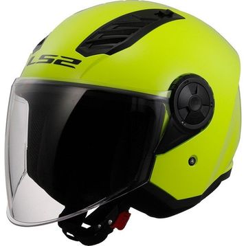 LS2 Airflow 2 Neon Sarı Açık Motor Kaskı