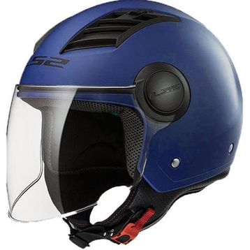 LS2 Airflow Açik Gri Siyah Motosiklet Kaskı