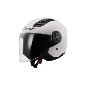 LS2 Airflow Açik Gri Siyah Motosiklet Kaskı